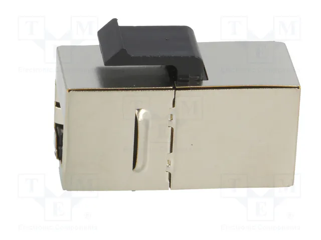 LOGILINK Socle Keystone Cat 6 avec 2 femelles RJ45 blindées 8p8c droit LOGILINK Socle Keystone Cat 6 avec 2 femelles RJ45 blindées 8p8c droit
