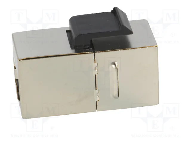 LOGILINK Socle Keystone Cat 6 avec 2 femelles RJ45 blindées 8p8c droit LOGILINK Socle Keystone Cat 6 avec 2 femelles RJ45 blindées 8p8c droit