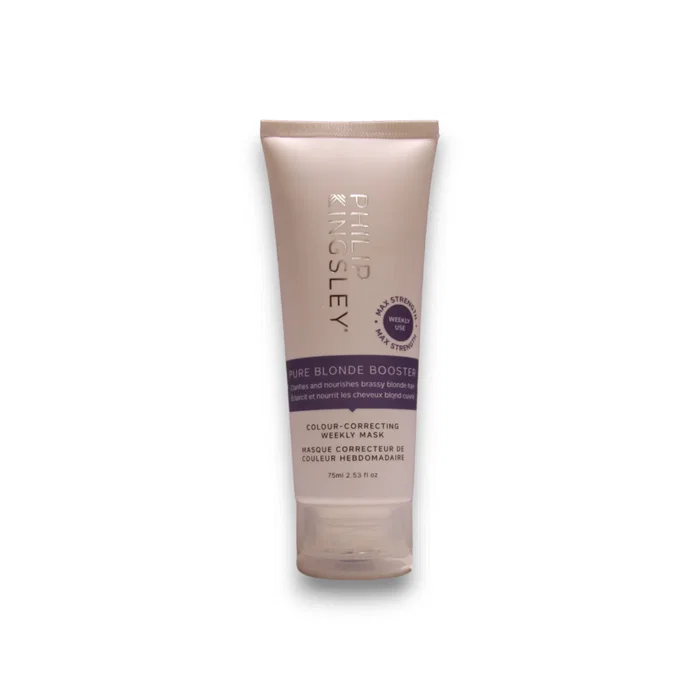 Philip Kingsley Pure Blonde Booster Masque crème pour traitement des cheveux 75 ml