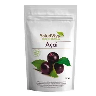 Salud Viva Açai En Poudre 50g Bio Sans Sucre Ajouté Vegan Superaliment Salud Viva Açai En Poudre 50g Bio Sans Sucre Ajouté Vegan Superaliment