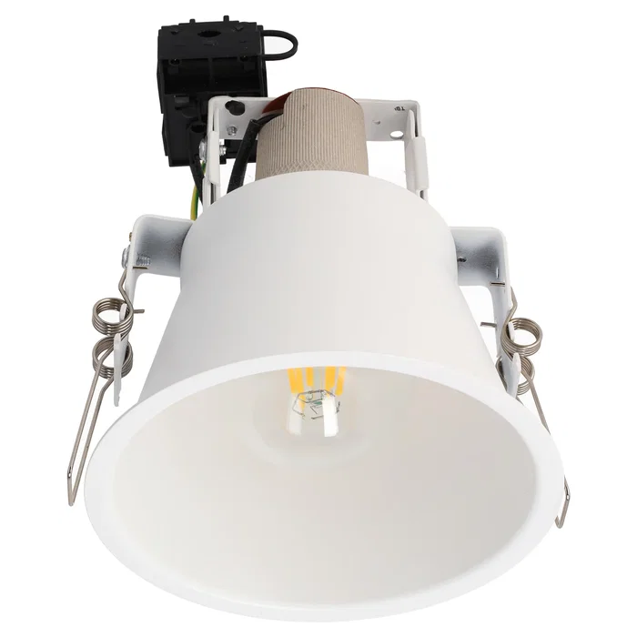 Downlight E27 Finition Blanche - Éclairage Intérieur Efficace et Économique