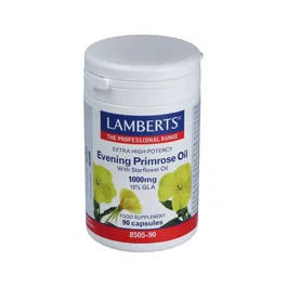 Lamberts Huile d'Onagre Extra Haute Puissance avec Bourrache 90 capsules