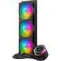 Cooler Master MasterLiquid 360 ION - Refroidissement liquide AIO 360 mm avec écran LCD IPS 2.1" - Compatible Intel LGA 115x/1200/1700 et AMD AM4/AM5 - Ventilateurs ARGB PWM