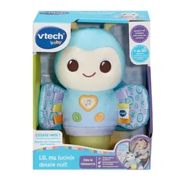Vtech Peluche lumineuse bébé Lili la luciole avec mélodies, sons nature et minuterie - Modèle 0 mois+