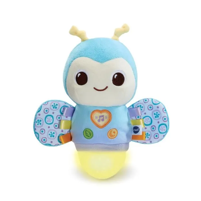 Vtech Peluche lumineuse bébé Lili la luciole avec mélodies, sons nature et minuterie - Modèle 0 mois+