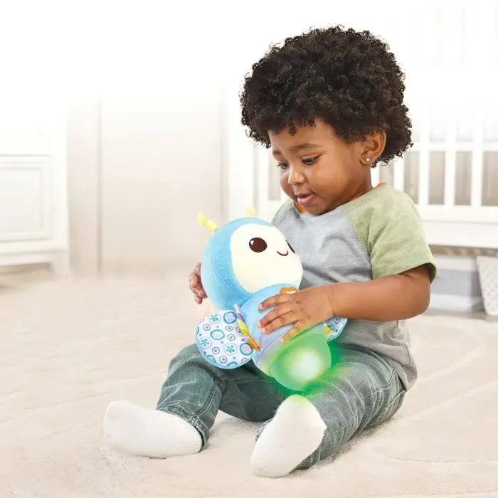 Vtech Peluche lumineuse bébé Lili la luciole avec mélodies, sons nature et minuterie - Modèle 0 mois+
