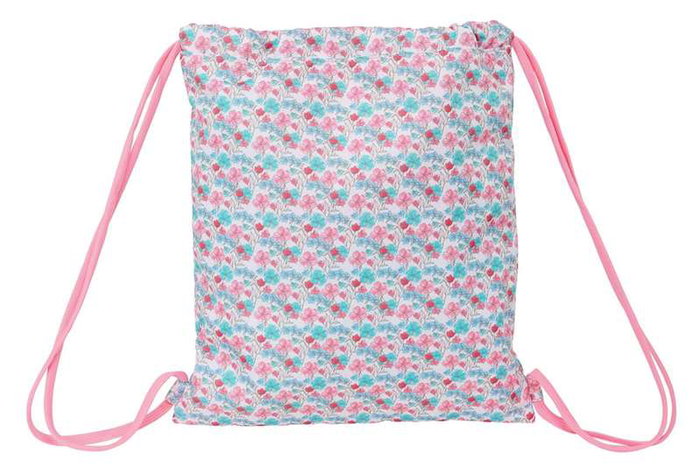 Safta Sac plat recyclé MOOS, motif fleurs, dimensions 35 x 40 x 1 cm, pour enfants à partir de 3 ans