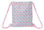 Safta Sac plat recyclé MOOS, motif fleurs, dimensions 35 x 40 x 1 cm, pour enfants à partir de 3 ans
