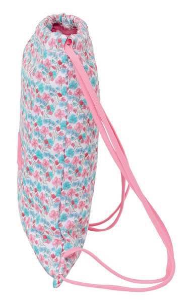 Safta Sac plat recyclé MOOS, motif fleurs, dimensions 35 x 40 x 1 cm, pour enfants à partir de 3 ans