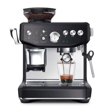 Sage SES876BTR4EEU1 Barista Express Impress Machine à espresso avec système Impress Puck - Acier inoxidable couleur Truffe noire