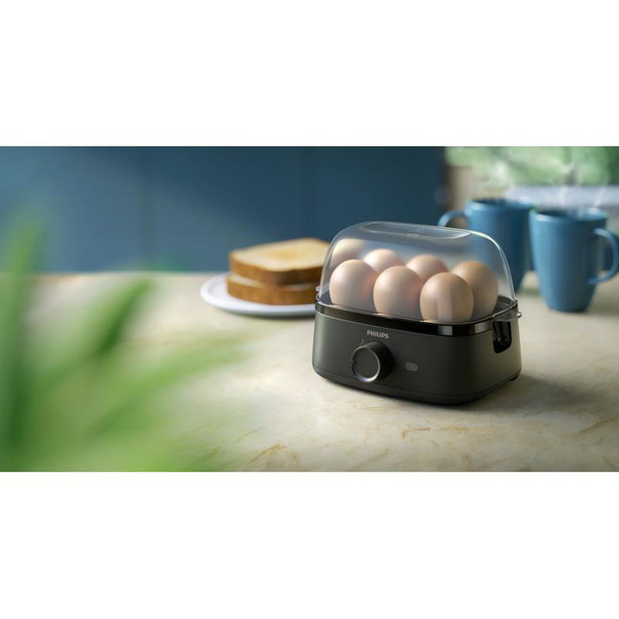 Philips Cuiseur à œufs Série 3000 HD9137/90 Noir