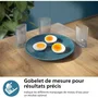 Philips HD9137/90 Egg Cooker Noir - Cuiseur à œufs électrique avec plateau de pochage, 400W, capacité 6 œufs