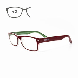 EL CHARRO Lunettes de lecture Kansas Rouge/Vert +2,0