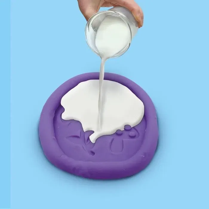 Ses Creative Kit Loisirs Créatifs - Moulage et Peinture en Relief Thème Botanique pour Carreaux de Plâtre, Modèle Unique à partir de 5 Ans