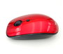 ELBE RT-111 Souris sans fil rouge ambidextre avec batterie incluse et récepteur USB nano, DPI ajustable (800/1200/1600) pour ordinateur portable et télétravail