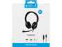 Sandberg Casque avec micro USB pour télétravail et téléphonie Internet - clarté sonore et réglage du volume intégré
