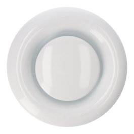 Edm Diffuseur encastrable rond Ø95x47mm ABS et aluminium blanc