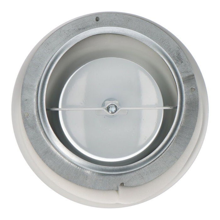 Edm Diffuseur encastrable rond Ø95x47mm ABS et aluminium blanc