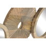 Home ESPRIT Décoration murale Marron Bois de manguier Miroir Naturel Urbaine 103 X 5 X 58 CM