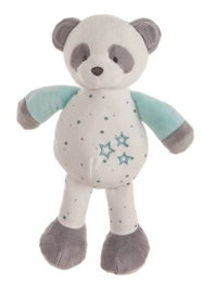 Creaciones Llopis - Peluche extra douce bébé panda bleu marine - 22 cm - Polièster - Pour enfants dès la naissance