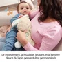 Fisher-Price Mon Lapin Câlin HXG97 - Peluche veilleuse apaisante pour bébé, 5 sons, jouet d'éveil sensoriel avec lumière douce