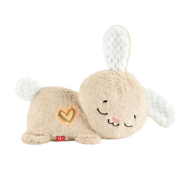 Fisher-Price Peluche Conejito pour Bébé avec Lumières et Sons Relaxants, Jouet pour Dormir à Partir de 1 Mois