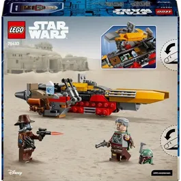 LEGO 75437 Star Wars Le Speeder de Cobb Vanth - Jouet de Construction avec Minifigurines pour Enfants dès 7 Ans - Inspiré de The Mandalorian