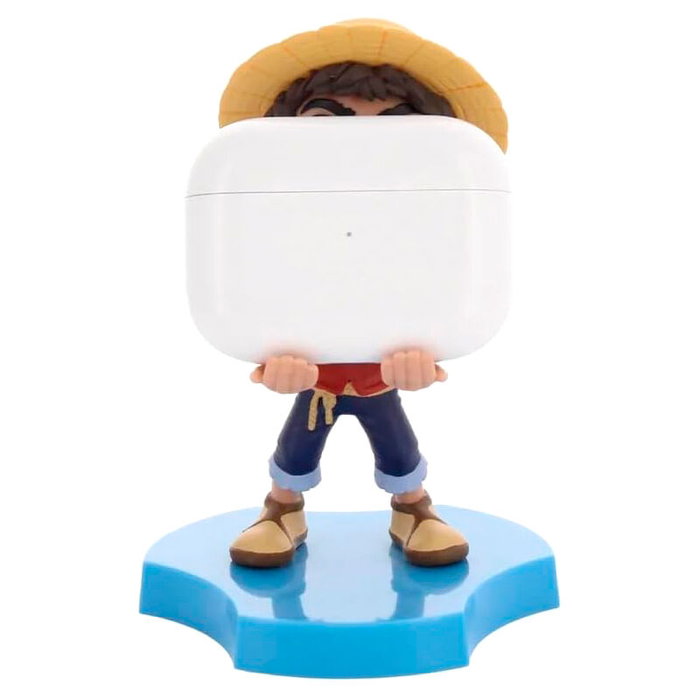 Exquisite Gaming - Porte-Casque Déco Mini Cable Guy Figurine Luffy One Piece - Environ 8x8x11 cm