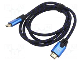 SAVIO Câble HDMI 1,8m noir textile CL-142