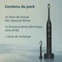Philips Brosse à dents électrique sonique Série 4100 HX4042/52 noire