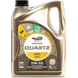 TotalEnergies Huile Moteur Quartz Ineo MC3 5W-30, 5 Litres, pour moteurs diesel modernes et à essence