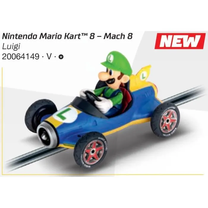 Carrera Circuit de course Mario Kart Mach 8, 5,3m, Nintendo, GO! Carrera Circuit de course Mario Kart Mach 8, 5,3m, Nintendo, GO!