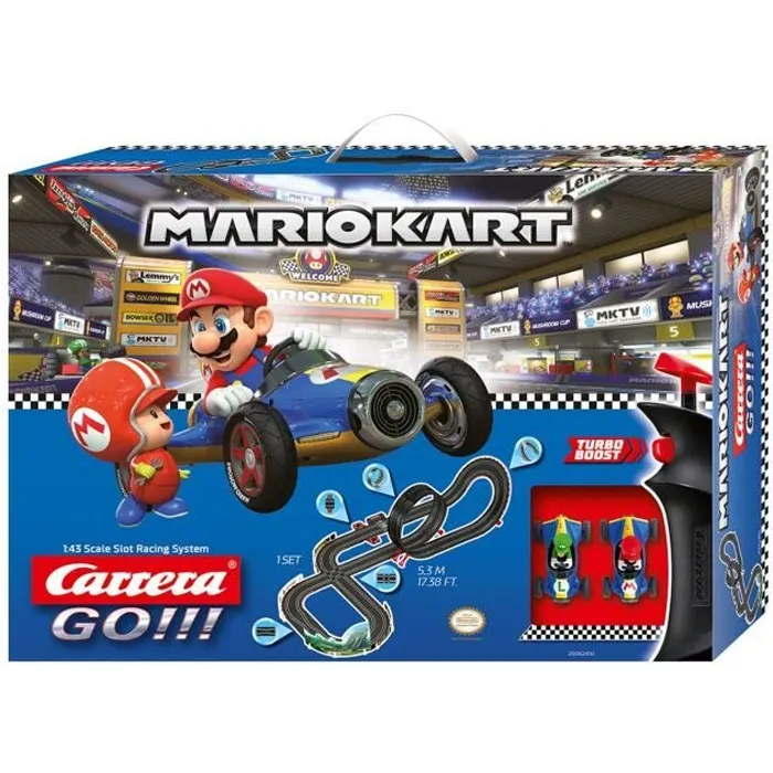 Carrera Circuit de course Mario Kart Mach 8, 5,3m, Nintendo, GO! Carrera Circuit de course Mario Kart Mach 8, 5,3m, Nintendo, GO!