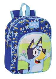 Safta Mochila Infantil Bluey Sac à dos pour enfants Bluey 28x34x10 cm - Recommandé 3 ans et plus