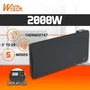 Warm Tech WTZEUS20-N Radiateur fixe à inertie céramique 2000 W Noir