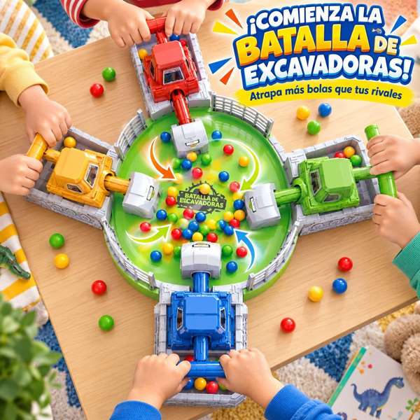 Jugatoys - enfamilia Jeu Batalla de Excavadoras Jugatoys - enfamilia Jeu Batalla de Excavadoras