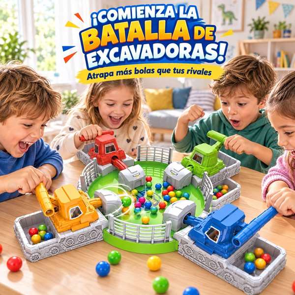 Jugatoys - enfamilia Jeu Batalla de Excavadoras Jugatoys - enfamilia Jeu Batalla de Excavadoras