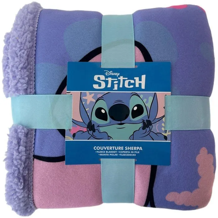 Stitch Plaid Sherpa Disney Stitch Always Sunshine 100 x 150 cm Stitch Plaid Sherpa Disney Stitch Always Sunshine 100 x 150 cm