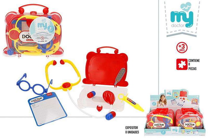 Color Baby Maletin doctor - Mallette de docteur jouet avec accessoires pour enfants, jeu d'imitation médical, à partir de 3 ans Color Baby Maletin doctor - Mallette de docteur jouet avec accessoires pour enfants, jeu d'imitation médical, à partir de 3 ans
