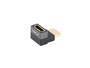 Lanberg Adaptateur HDMI 2.1 8K 48 Gbit/s Mâle Angle Droit - Femelle, Connecteur Doré Aluminium