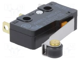 Aratas (Formerly Omron Components) Microcommutateur SNAP ACTION SPDT avec levier à rouleau