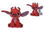 SIMBA Peluche Leroy 25 cm Rouge Multicouleur