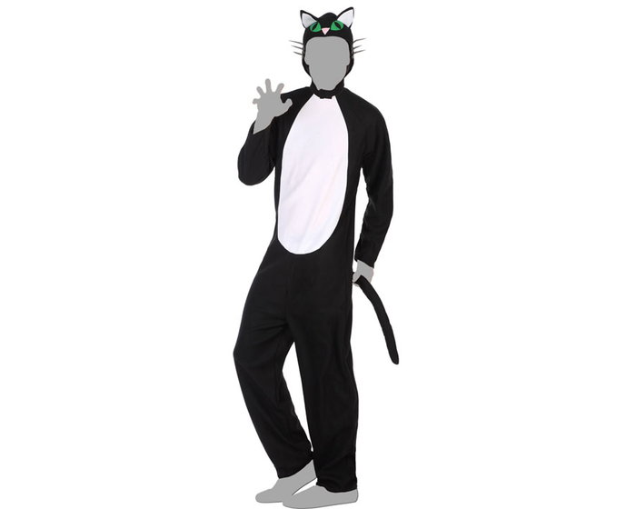Déguisement Chat Homme Adulte - Noir - M-L
