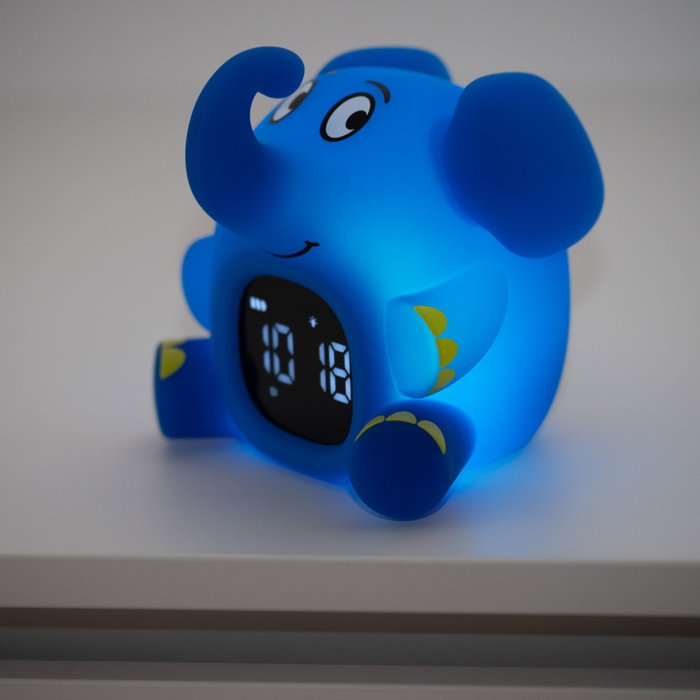 DieMaus Réveil Lumineux Éléphant Orange