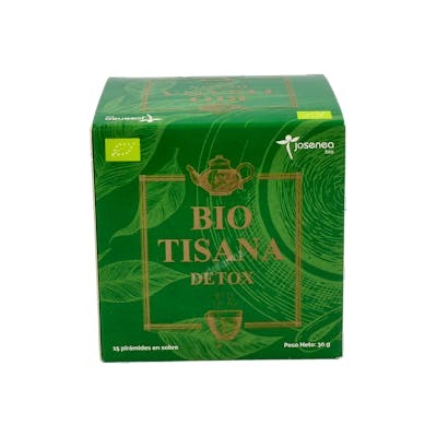 JOSENEA Biotisana Detox 15 Pyramides Ensachées - Infusion détox à base de plantes bio JOSENEA Biotisana Detox 15 Pyramides Ensachées - Infusion détox à base de plantes bio
