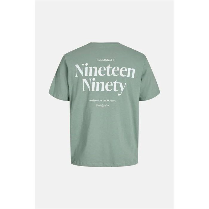 T-shirt à manches courtes homme Jack & Jones Jjninety Ss Crew Iceberg Vert foncé 6 ans