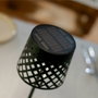 New Garden Gretita Lampe solaire de table noire, ø12 x 30 cm