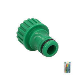 SATURNIA Raccord tuyau plastique 1/2 femelle blister