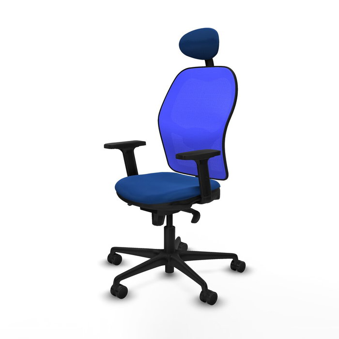 Piqueras y Crespo Chaise de Bureau avec Appui-tête Jorquera 2D036N1 Bleu Piqueras y Crespo Chaise de Bureau avec Appui-tête Jorquera 2D036N1 Bleu