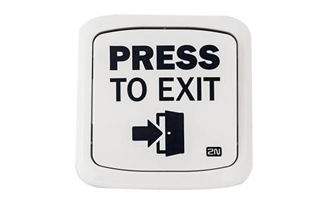 2N Bouton de sortie pour ouverture de porte depuis l'intérieur, raccordement entrée logique interphone 2N Bouton de sortie pour ouverture de porte depuis l'intérieur, raccordement entrée logique interphone
